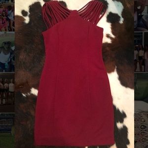 Deep Red Dress